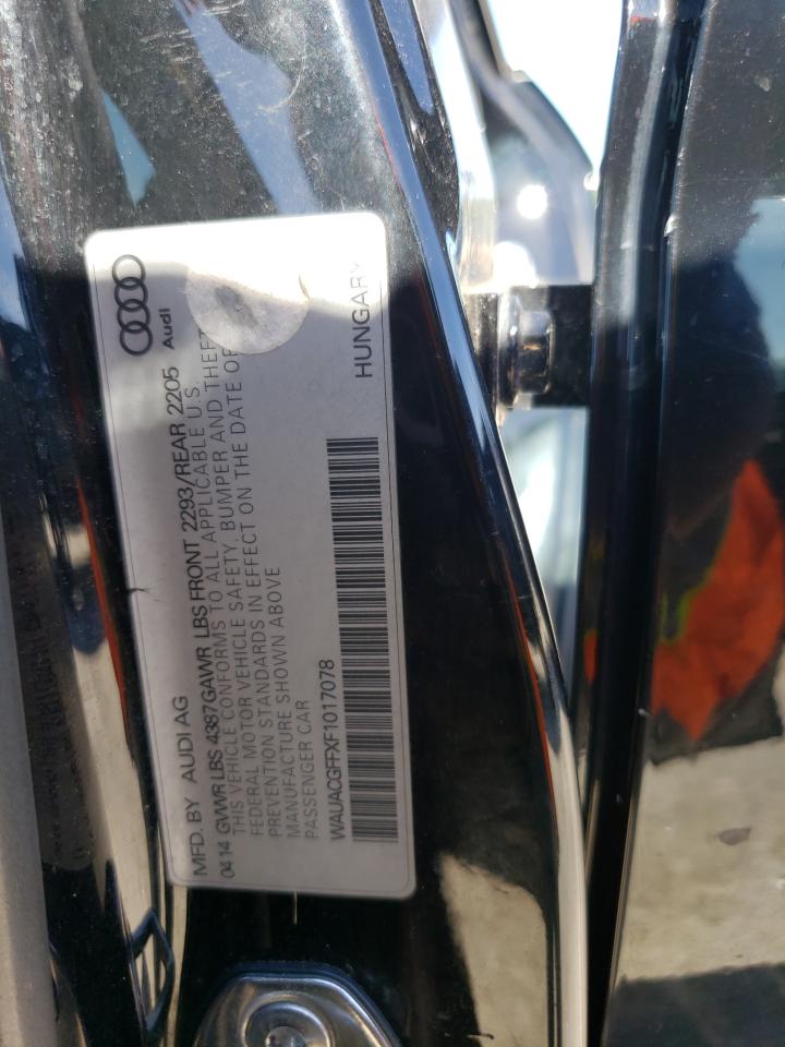 2015 Audi A3 Premium VIN: WAUACGFFXF1017078 Lot: 89902555