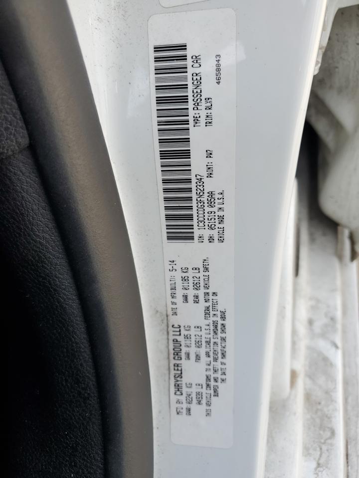 2015 Chrysler 200 S VIN: 1C3CCCDG3FN523347 Lot: 86219065