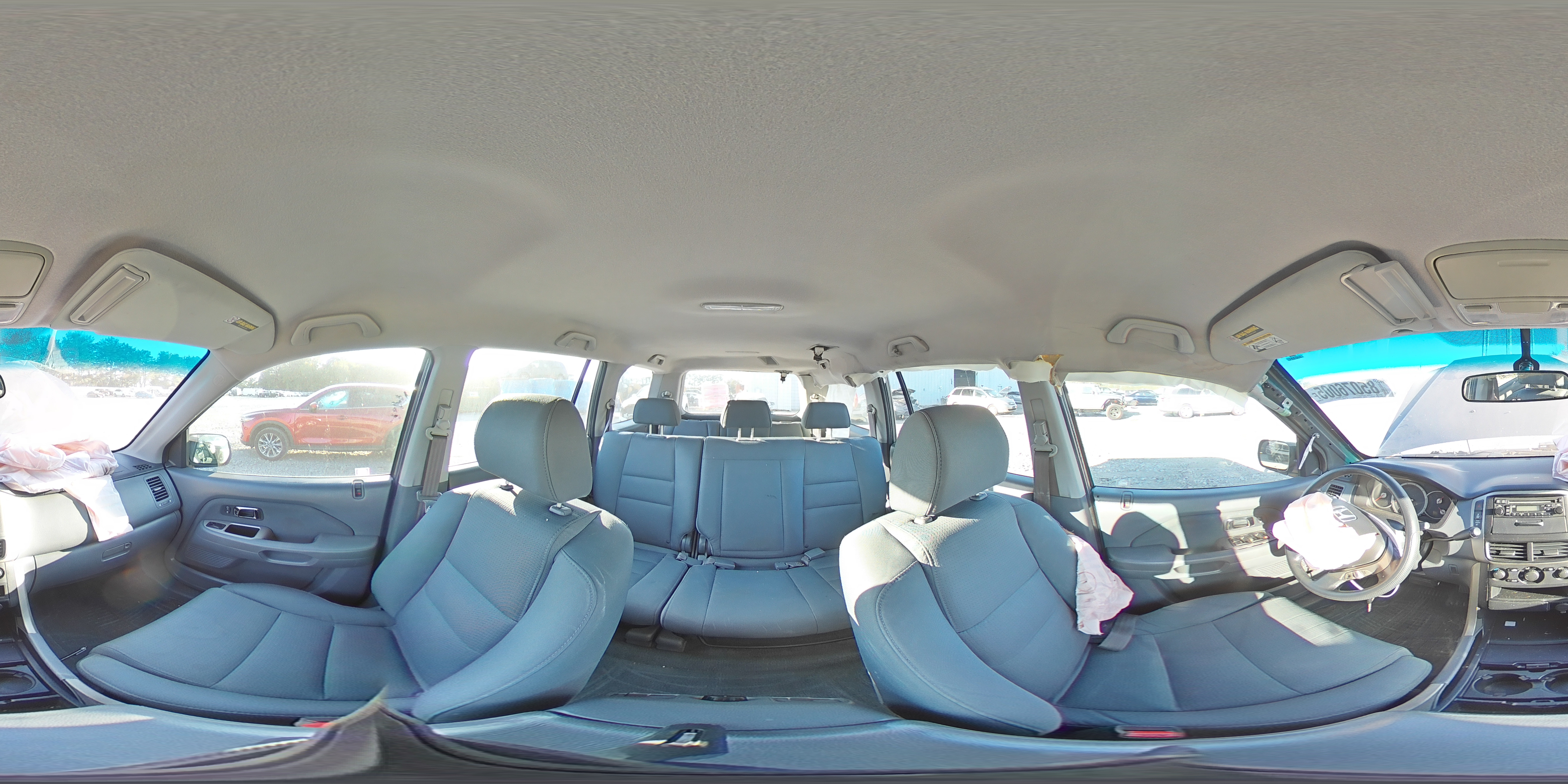 2007 Honda Pilot Lx VIN: 2HKYF18157H523984 Lot: 85076005