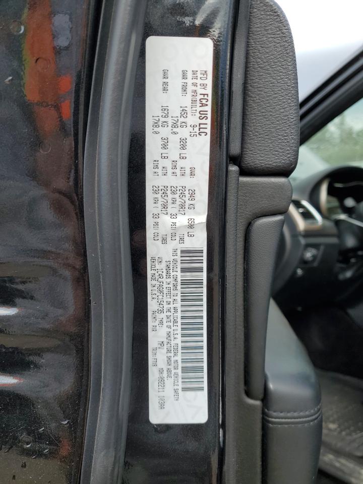 2015 Jeep Grand Cherokee Laredo VIN: 1C4RJFAG0FC154735 Lot: 86251105