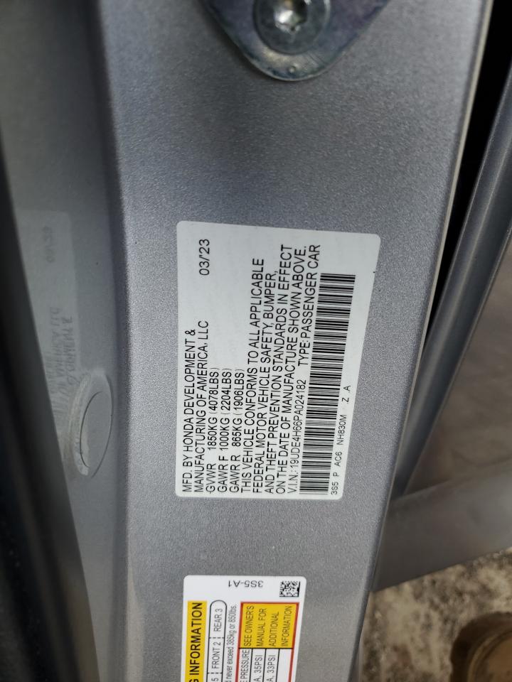 2023 Acura Integra A-Spec Tech VIN: 19UDE4H66PA024182 Lot: 85574405