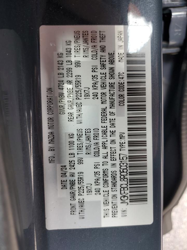 2024 Mazda Cx-5 Preferred VIN: JM3KFBCL8R0503157 Lot: 90239575