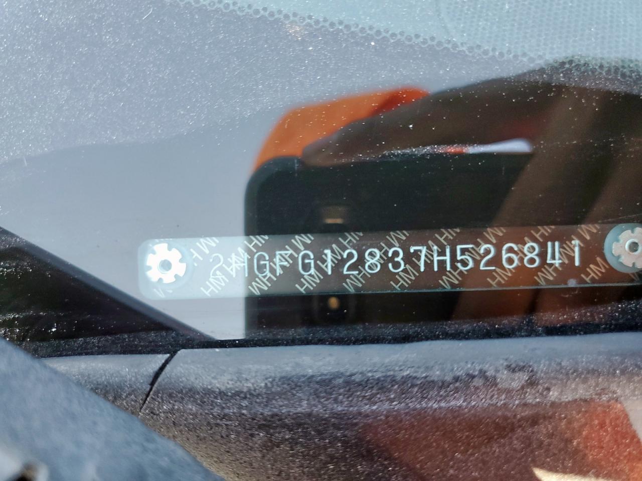 2007 Honda Civic Ex VIN: 2HGFG12837H526841 Lot: 86082625