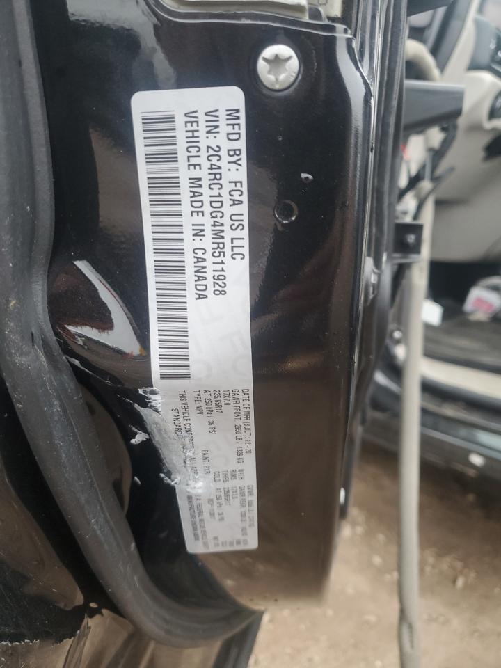 2021 Chrysler Voyager Lxi VIN: 2C4RC1DG4MR511928 Lot: 85169325