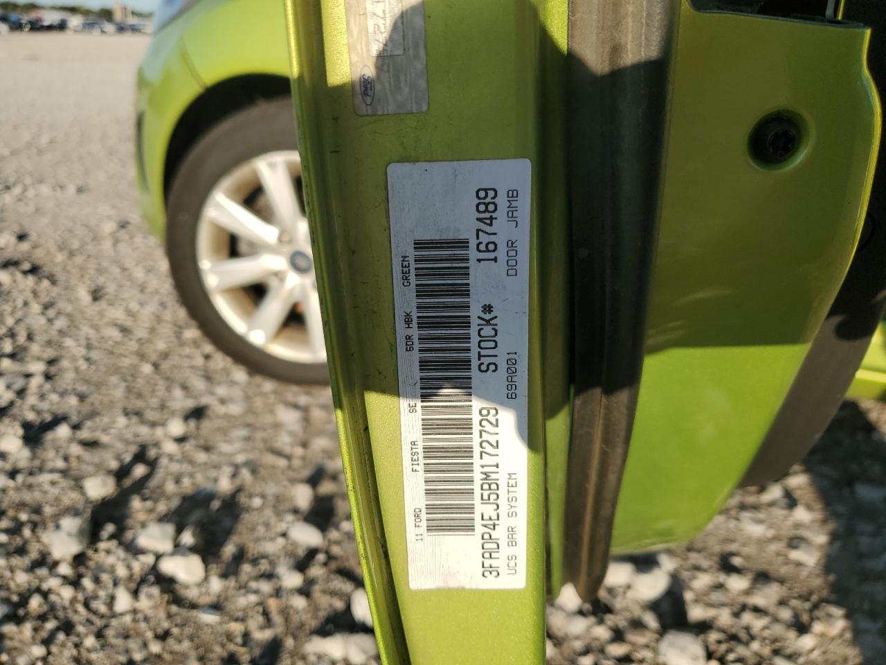 2011 Ford Fiesta Se VIN: 3FADP4EJ5BM172729 Lot: 85728935