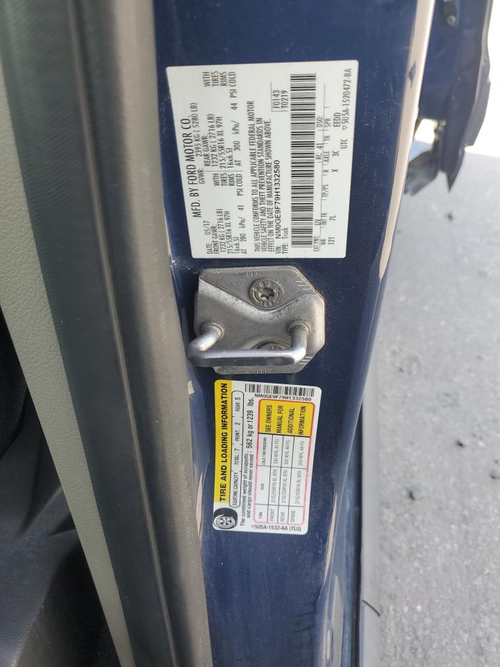 2017 Ford Transit Connect Xlt VIN: NM0GE9F79H1332580 Lot: 86186825