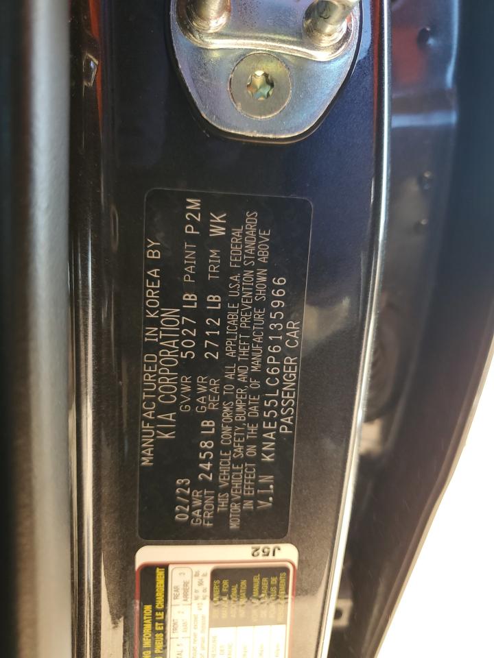 2023 Kia Stinger Gt2 VIN: KNAE55LC6P6135966 Lot: 85777165