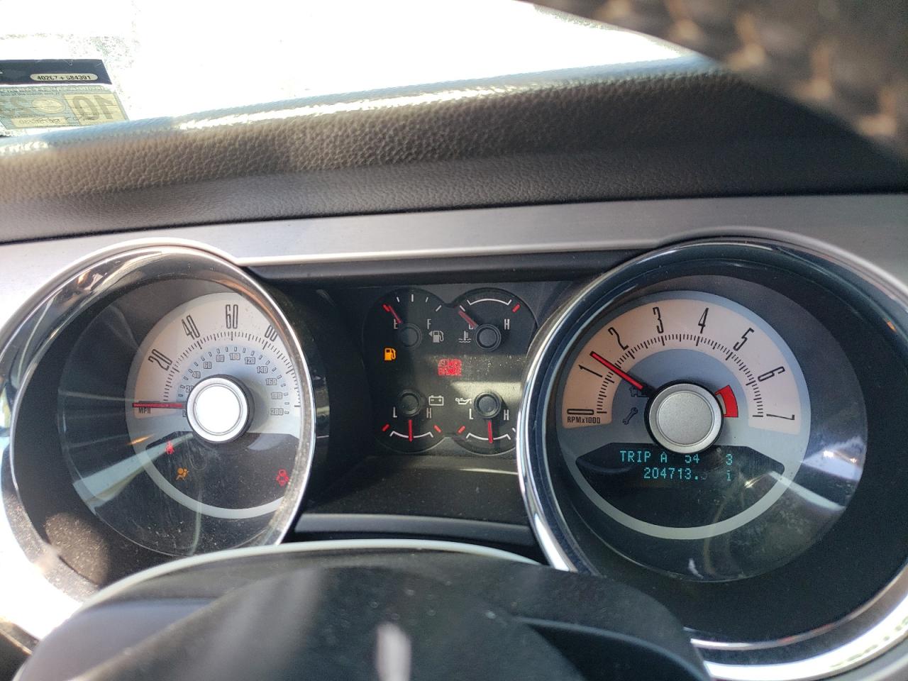 2010 Ford Mustang VIN: 1ZVBP8AN6A5124370 Lot: 86115405