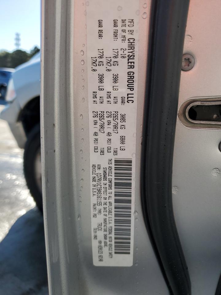 2010 Dodge Ram 1500 VIN: 1D7RV1CT9AS161155 Lot: 86613545