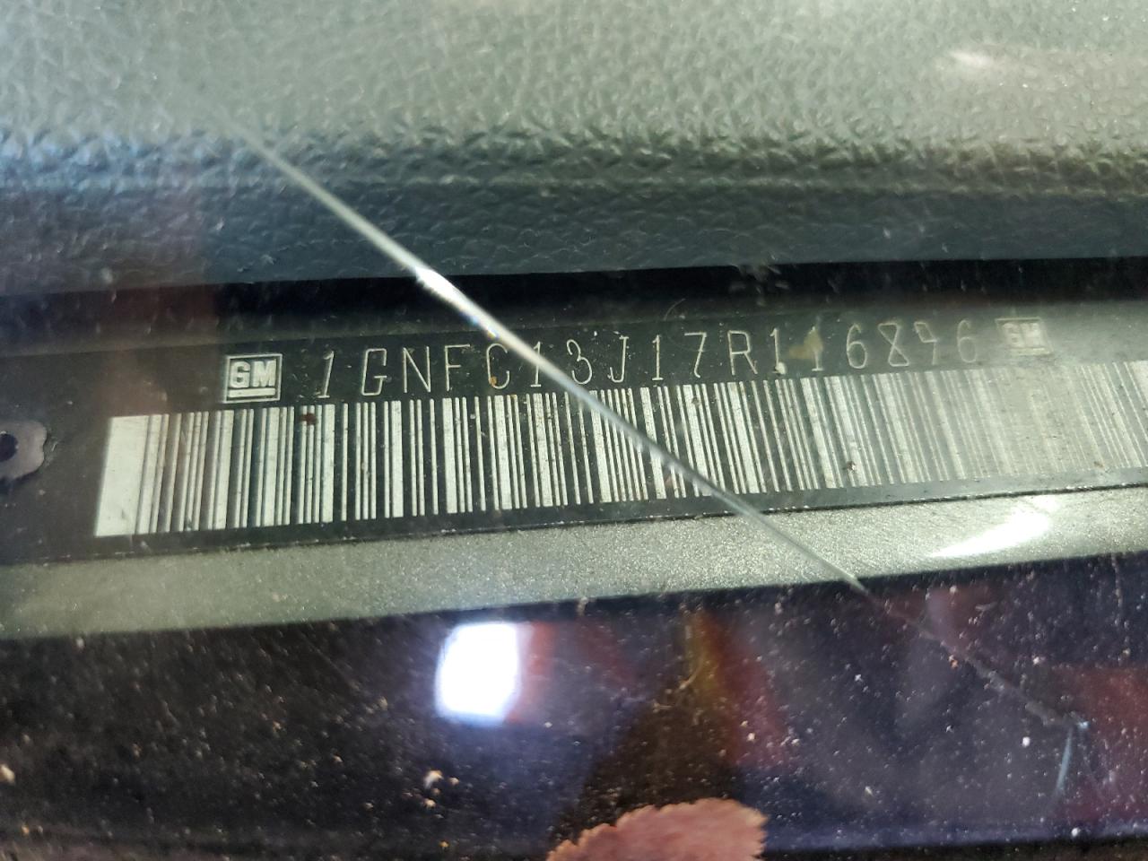 2007 Chevrolet Tahoe C1500 VIN: 1GNFC13J17R116896 Lot: 81911315