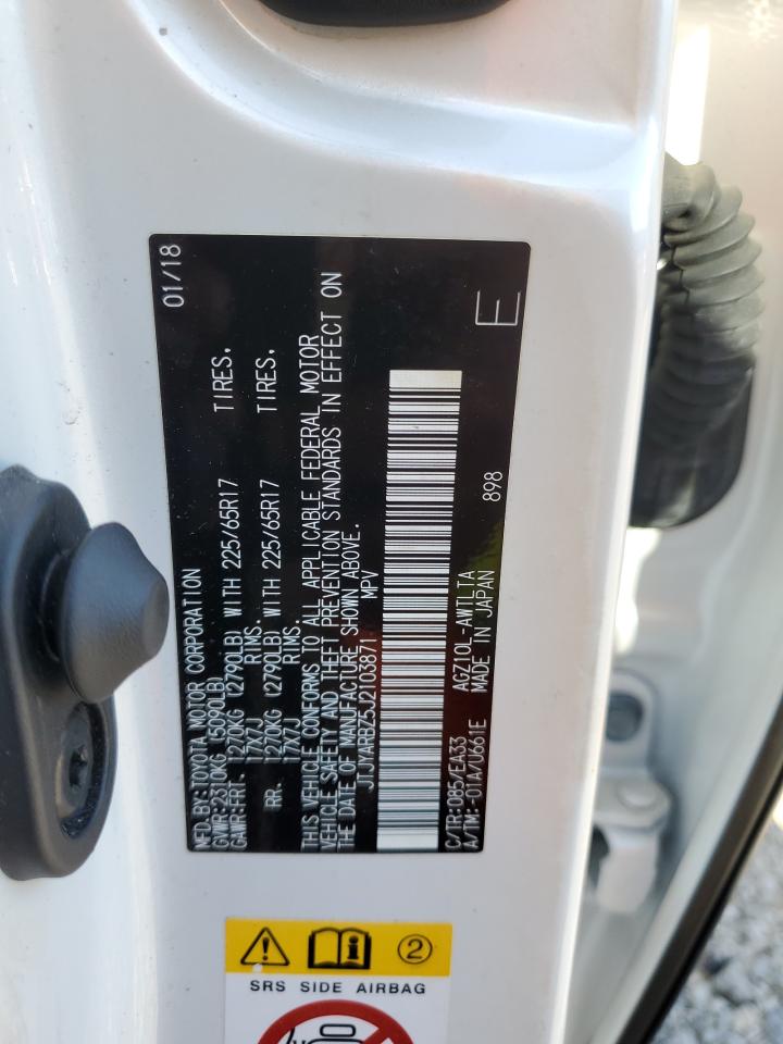 2018 Lexus Nx 300 Base VIN: JTJYARBZ5J2103871 Lot: 85389545