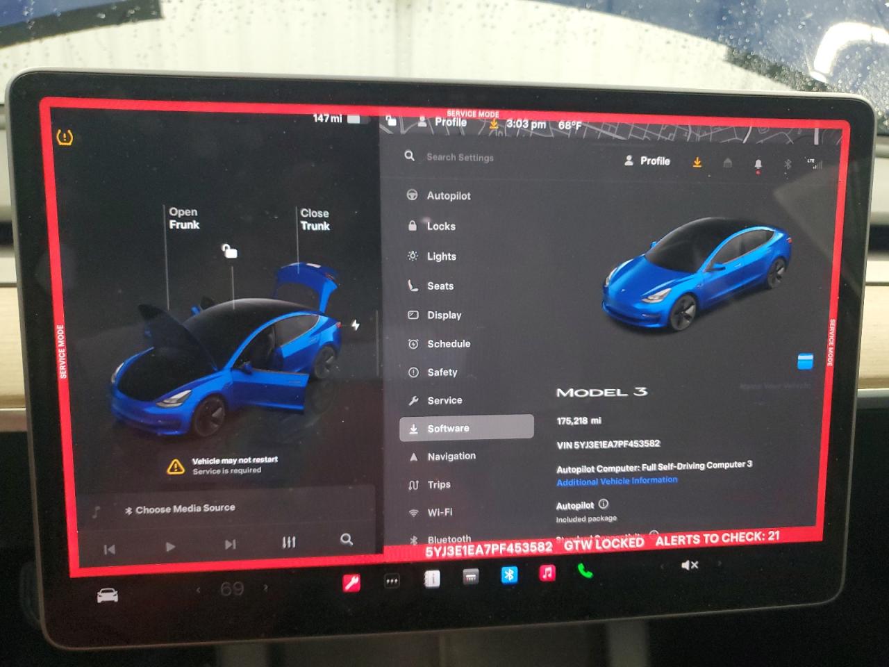 2023 Tesla Model 3 VIN: 5YJ3E1EA7PF453582 Lot: 87237155