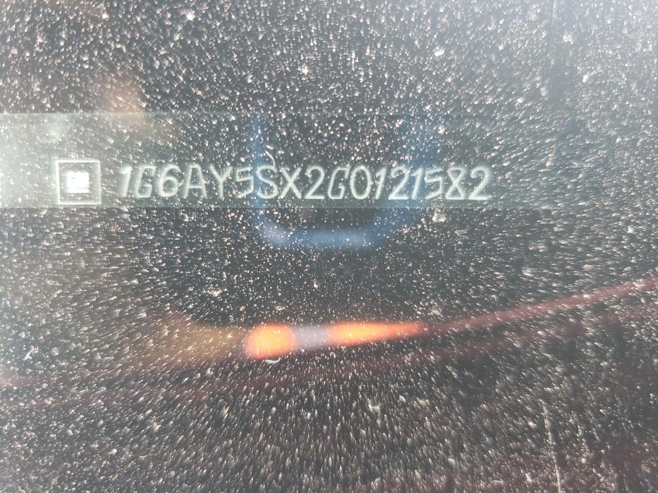 2016 Cadillac Cts Performance Collection VIN: 1G6AY5SX2G0121582 Lot: 85728005