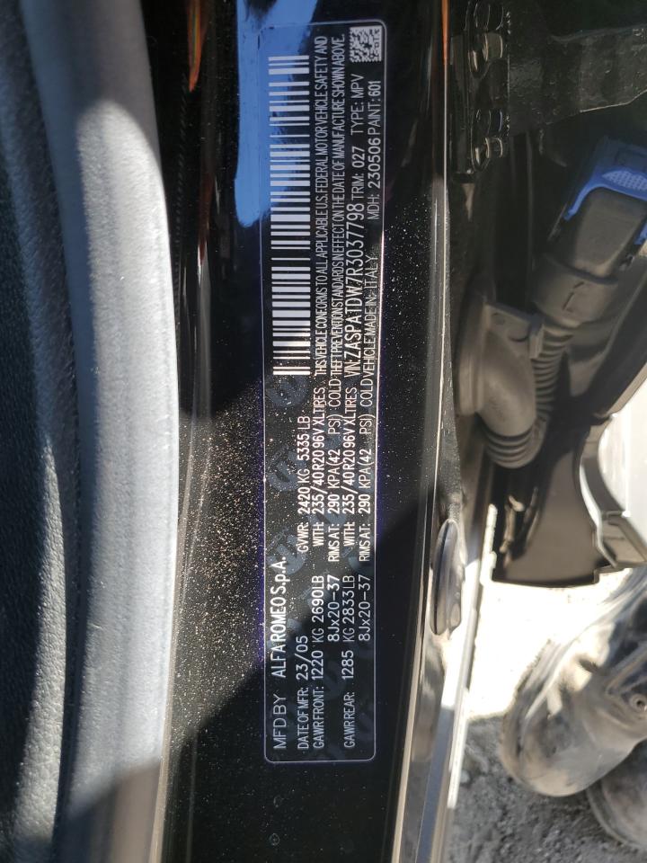 2024 Alfa Romeo Tonale Veloce VIN: ZASPATDW7R3037798 Lot: 85009275