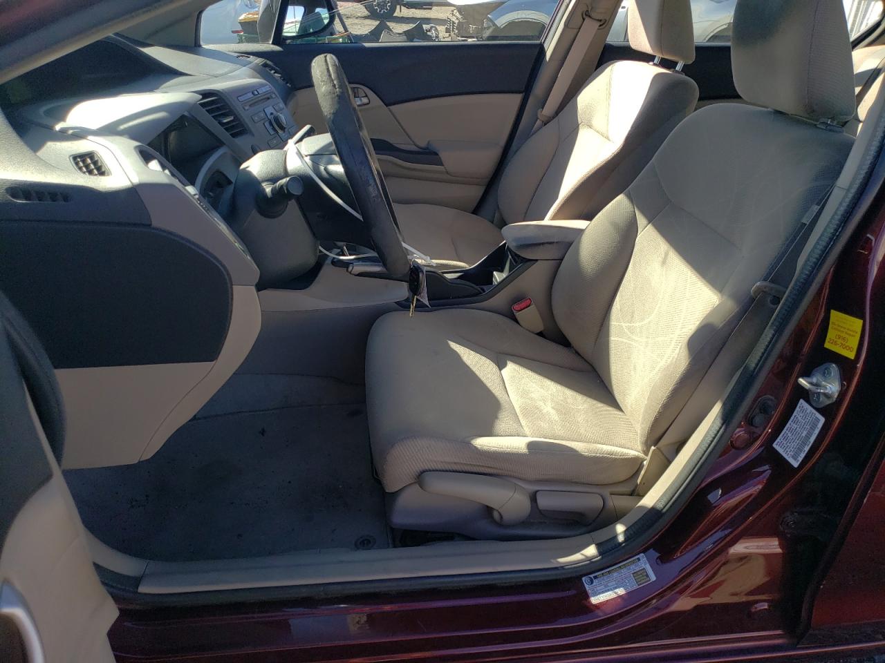 2012 Honda Civic Lx VIN: 19XFB2F56CE349534 Lot: 85157965