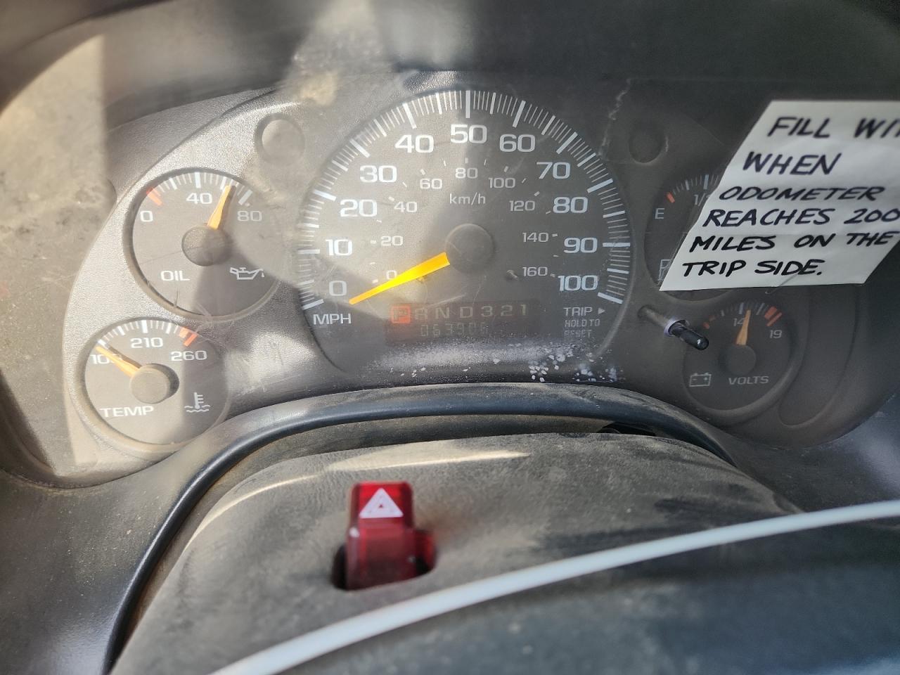 2000 Chevrolet Express G2500 VIN: 1GCFG25R9Y1173465 Lot: 89526515