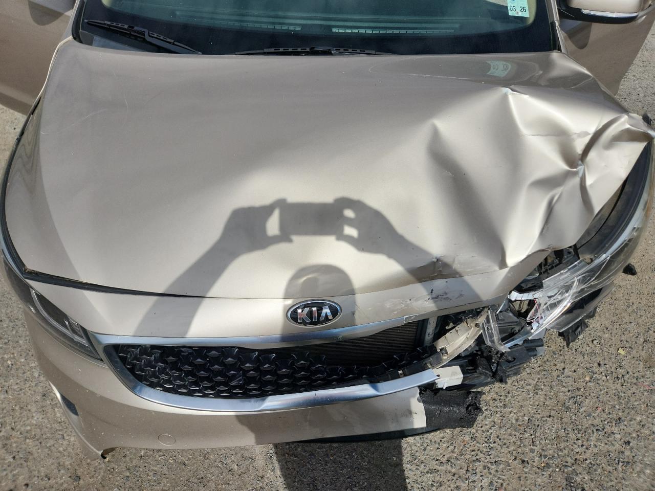 2016 Kia Sedona Lx VIN: KNDMB5C10G6134625 Lot: 85182415