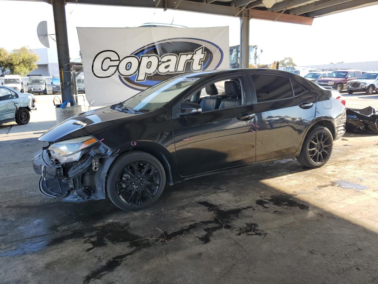2016 Toyota Corolla L black null gas 2T1BURHE3GC508710 photo #1