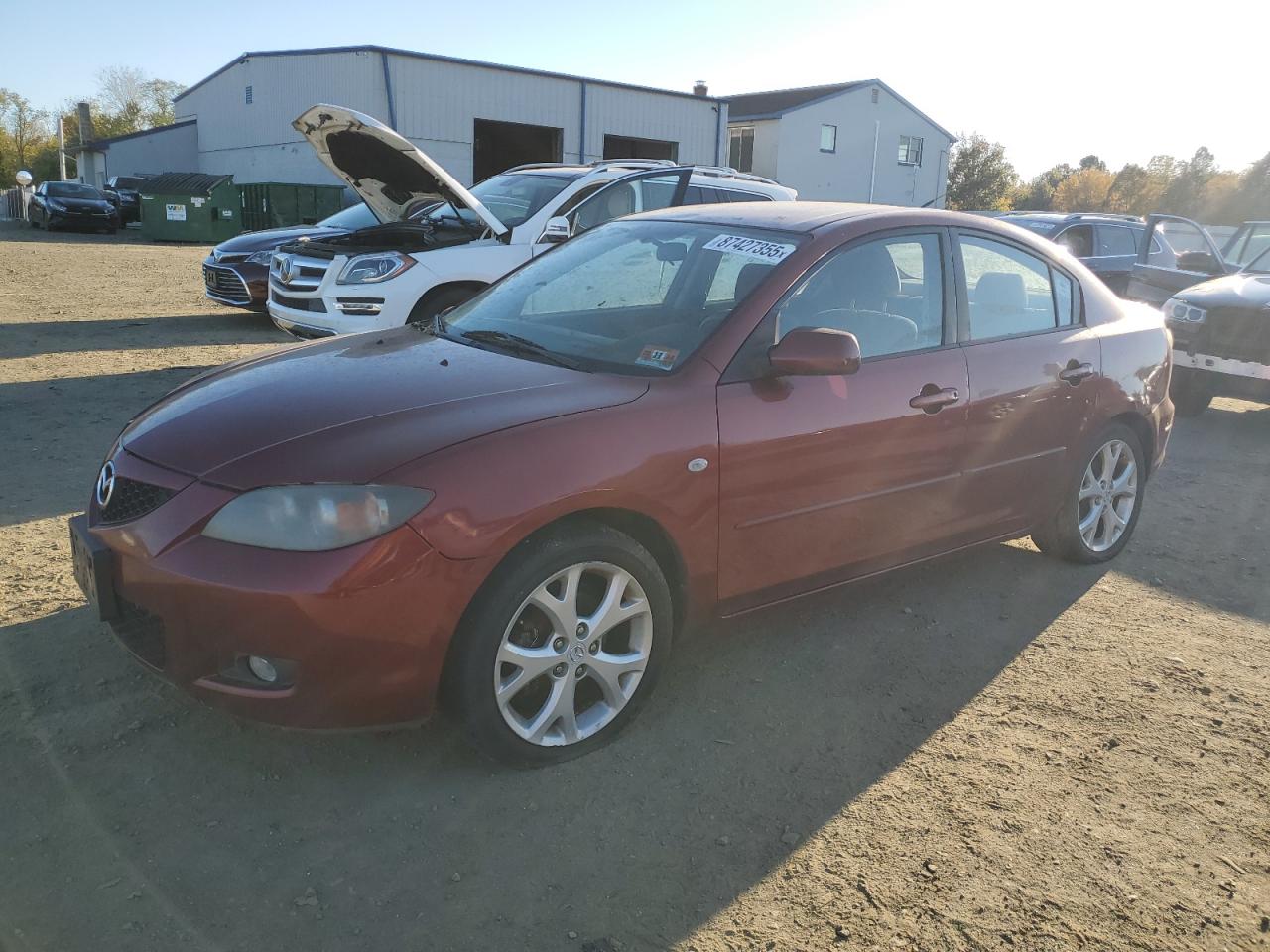 MAZDA 3 2009. Lot# 87427355. VIN JM1BK32G591230414. Photo 1