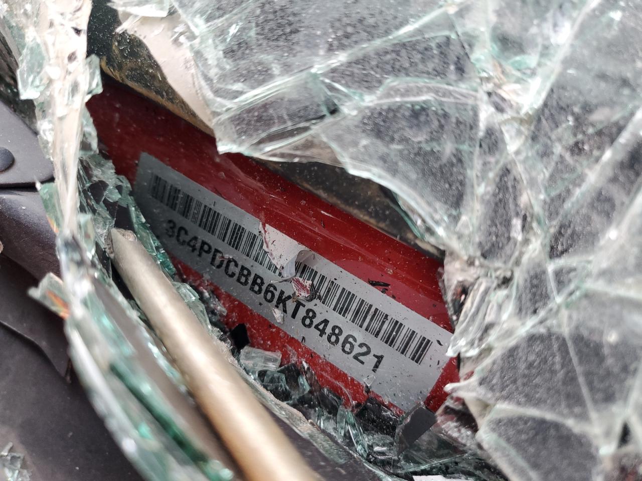 2019 Dodge Journey Se VIN: 3C4PDCBB6KT848621 Lot: 70829555