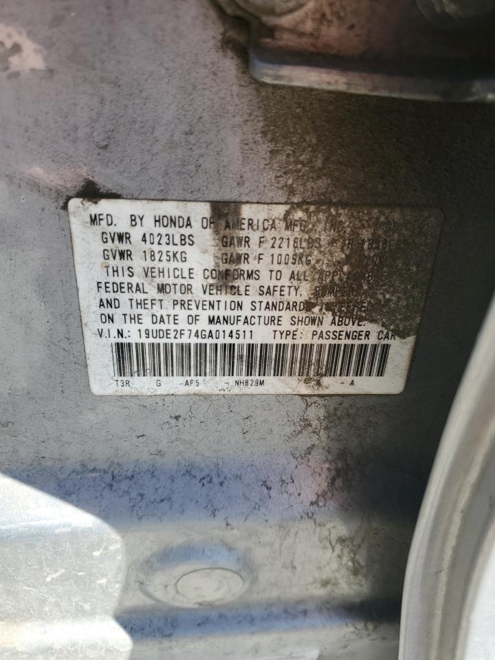 2016 Acura Ilx Premium VIN: 19UDE2F74GA014511 Lot: 82669365