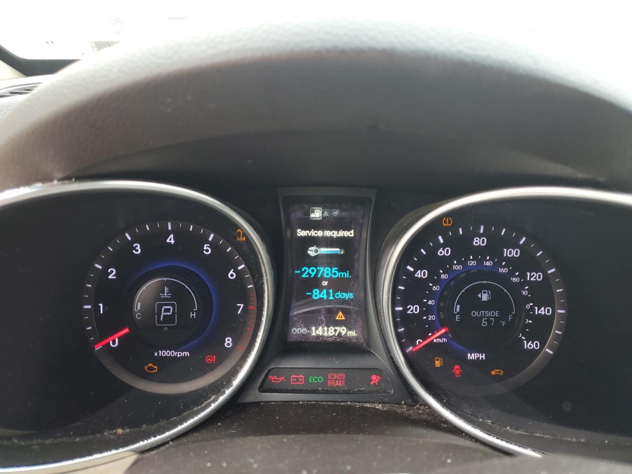 2014 Hyundai Santa Fe Gls VIN: KM8SNDHF1EU055143 Lot: 85108345