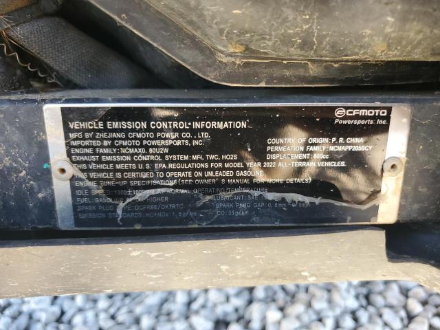 2022 CFMOTO Z FORCE  