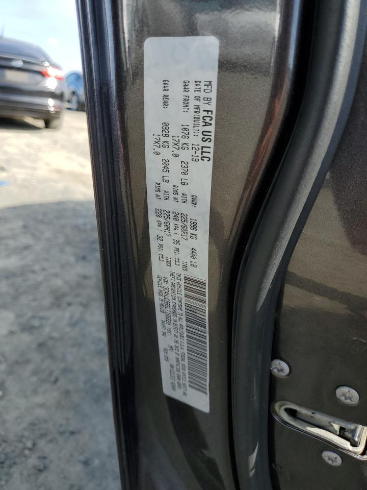 2020 Jeep Compass Latitude VIN: 3C4NJCBB5LT166220 Lot: 85928425