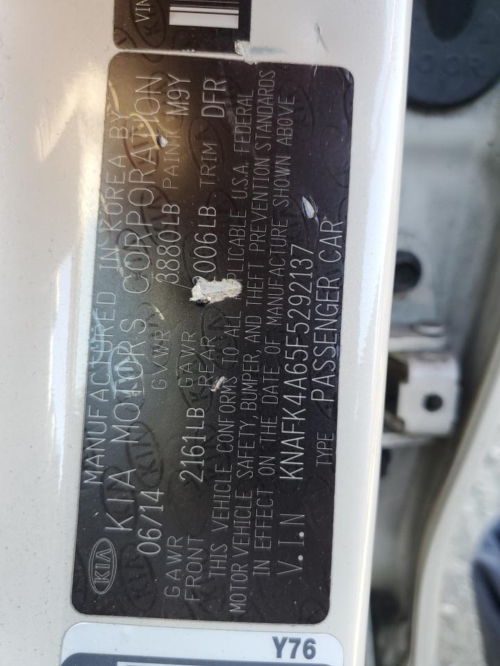 2015 Kia Forte Lx VIN: KNAFK4A65F5292137 Lot: 90702715