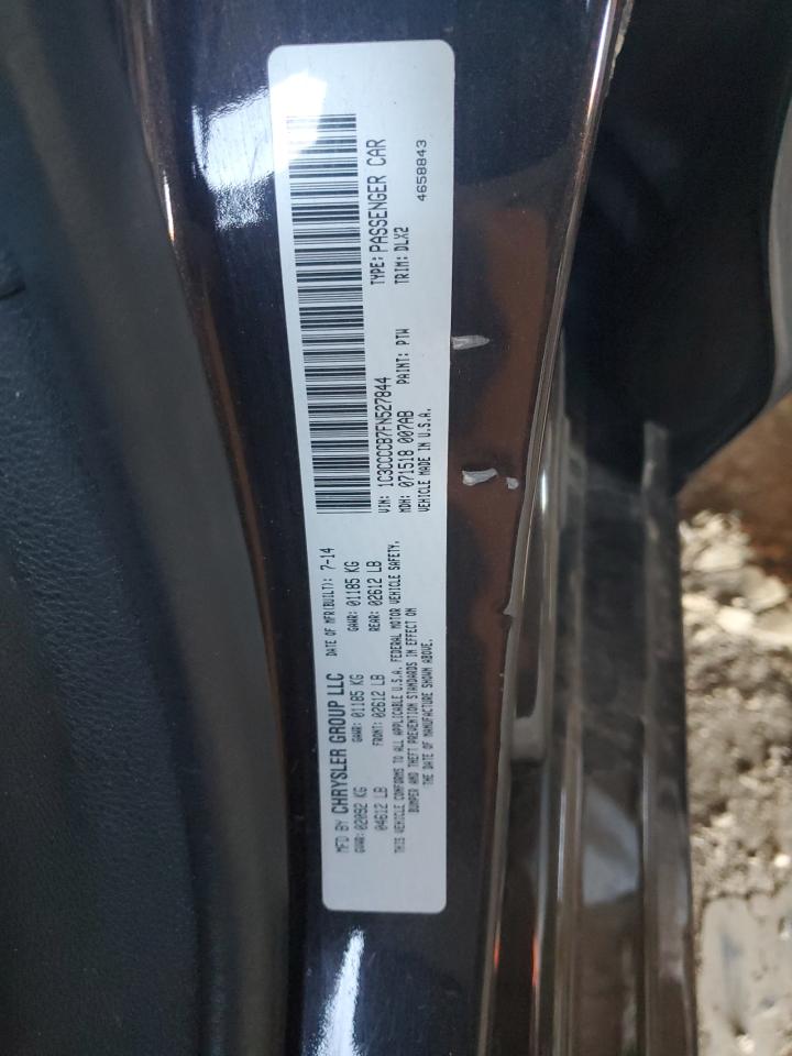 2015 Chrysler 200 C VIN: 1C3CCCCB7FN527844 Lot: 84815275