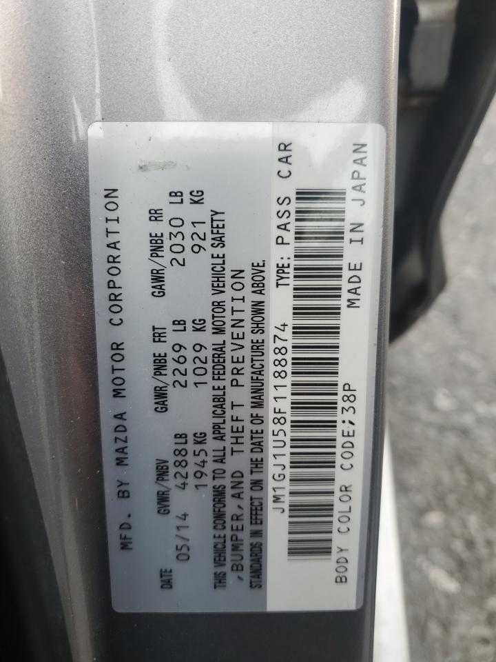 2015 Mazda 6 Sport VIN: JM1GJ1U58F1188874 Lot: 82488265