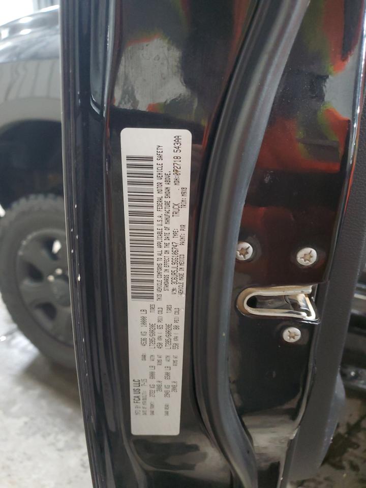 2016 Ram 2500 Slt VIN: 3C6UR5JL9GG106747 Lot: 89558955