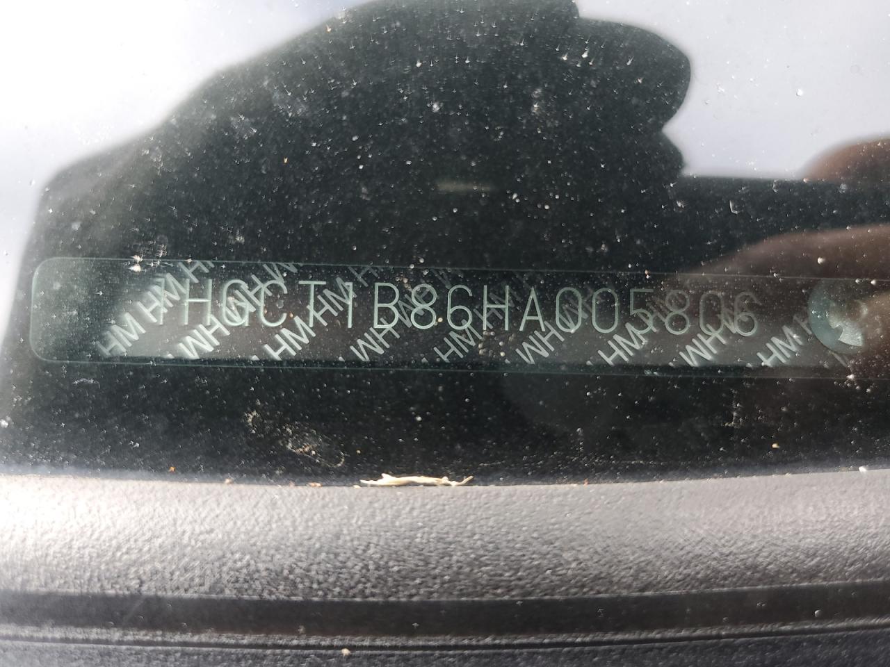 2017 Honda Accord Exl VIN: 1HGCT1B86HA005806 Lot: 85492715