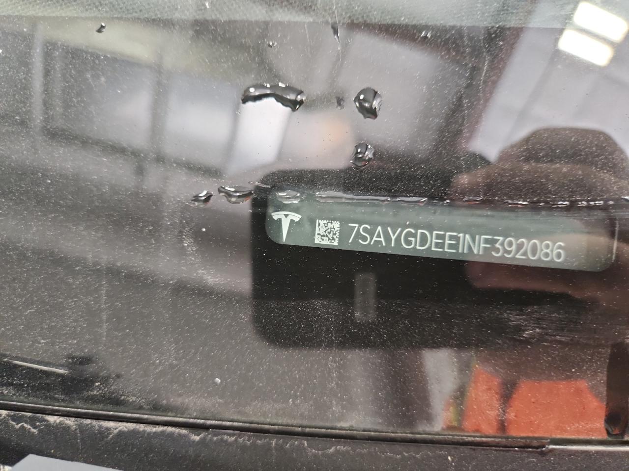 2022 Tesla Model Y VIN: 7SAYGDEE1NF392086 Lot: 90856665