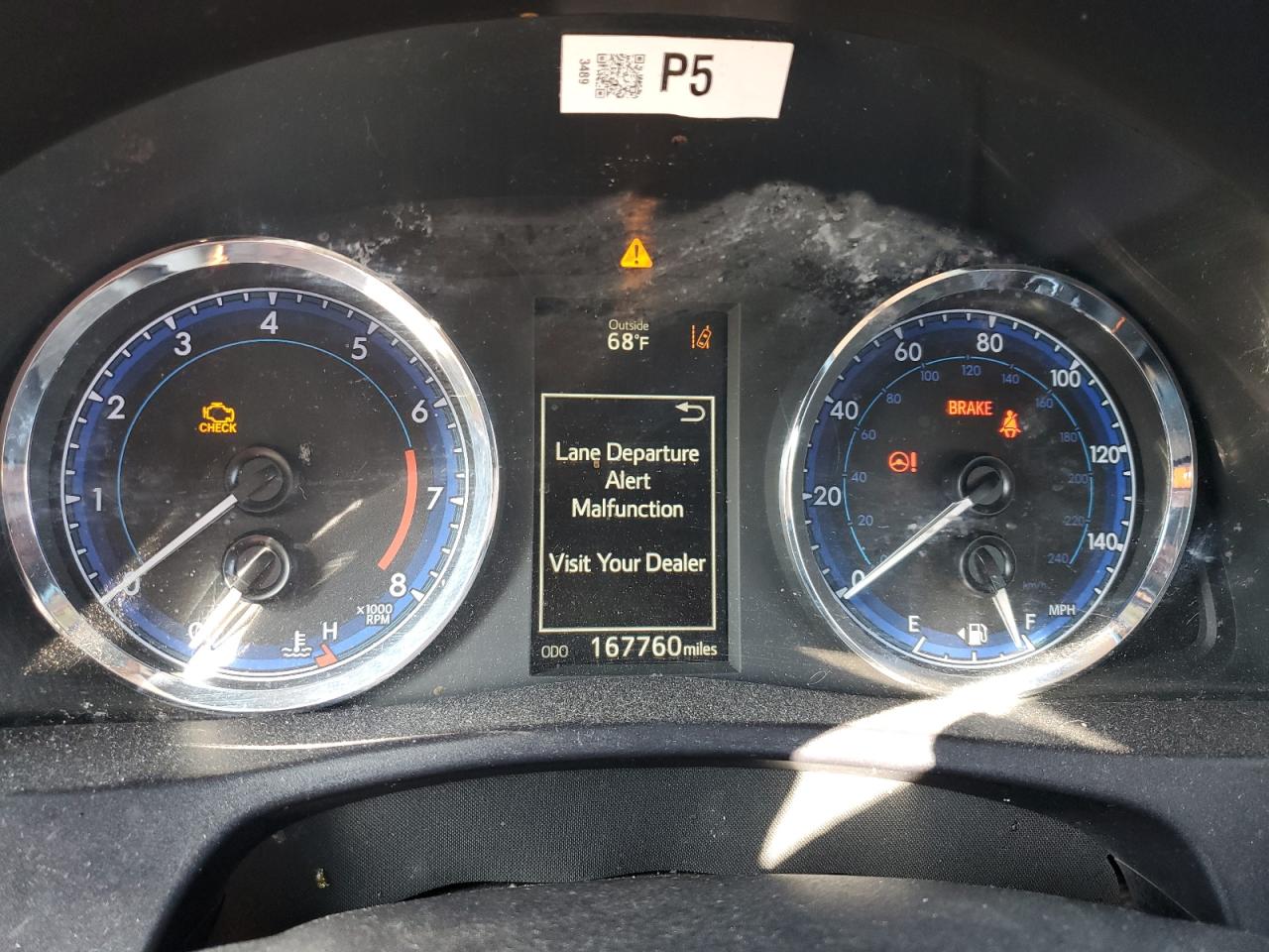 2017 Toyota Corolla L VIN: 5YFBURHEXHP630613 Lot: 81975835