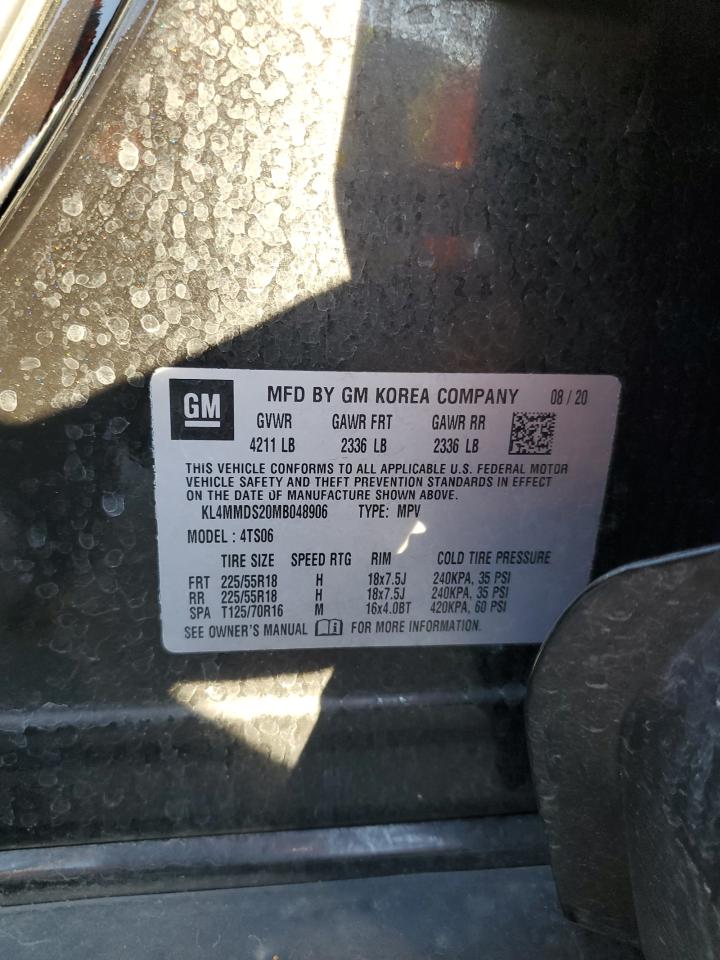 2021 Buick Encore Gx Select VIN: KL4MMDS20MB048906 Lot: 90330525