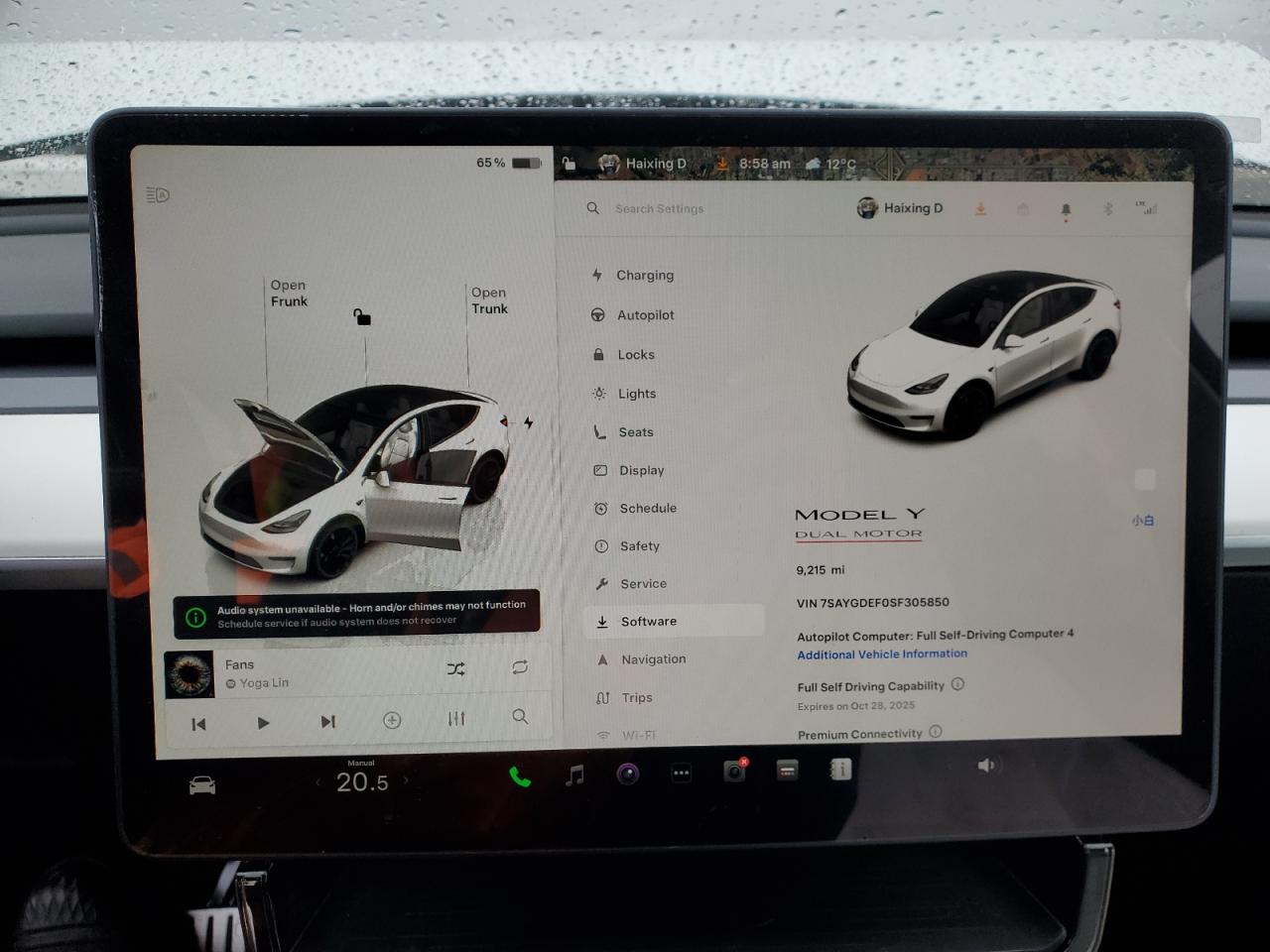 2025 Tesla Model Y VIN: 7SAYGDEF0SF305850 Lot: 85934125