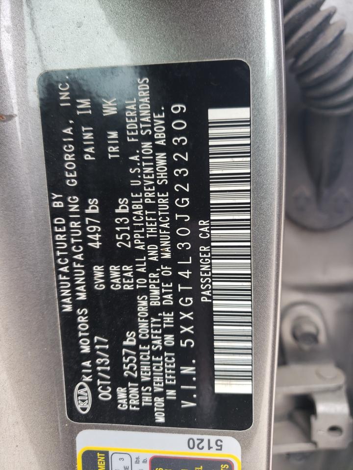 2018 Kia Optima Lx VIN: 5XXGT4L30JG232309 Lot: 86106495