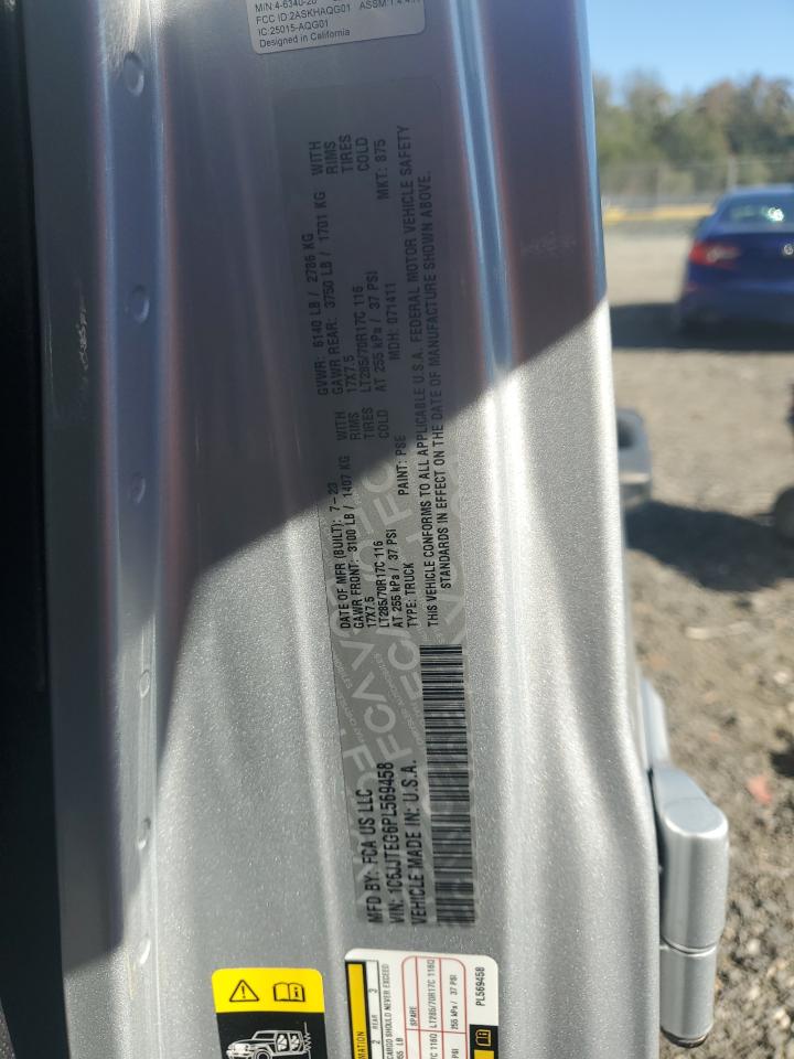 2023 Jeep Gladiator Mojave VIN: 1C6JJTEG6PL569458 Lot: 87204315