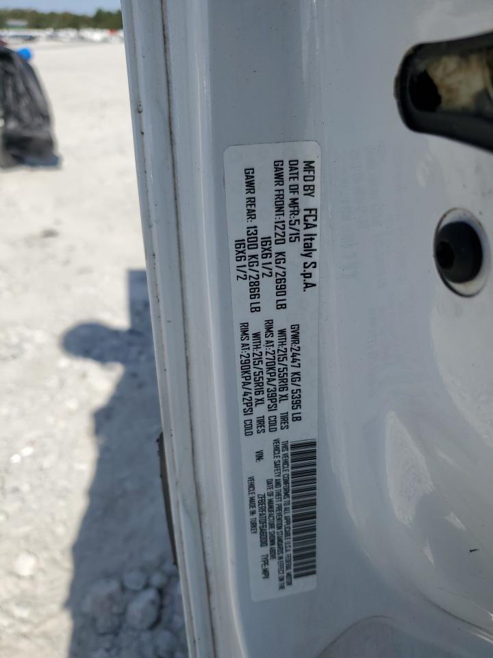 2015 Ram Promaster City VIN: ZFBERFAT0F6A60010 Lot: 86431815