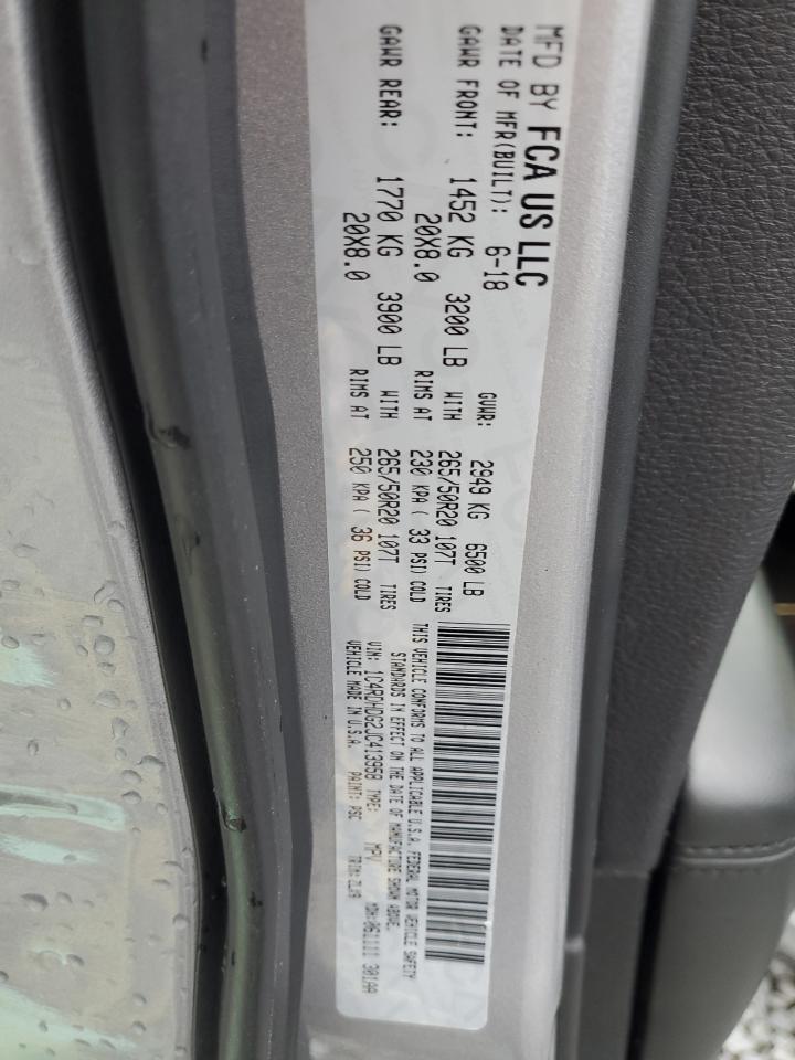 2018 Dodge Durango Gt VIN: 1C4RDHDG2JC413958 Lot: 90032255