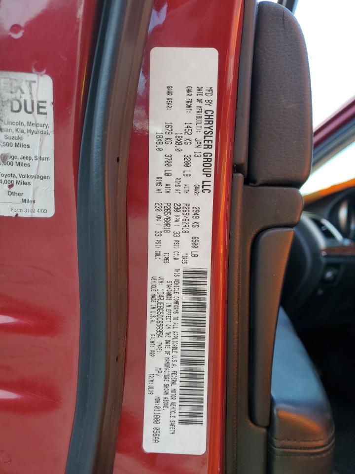 2013 Jeep Grand Cherokee Limited VIN: 1C4RJEBG5DC656954 Lot: 82373845