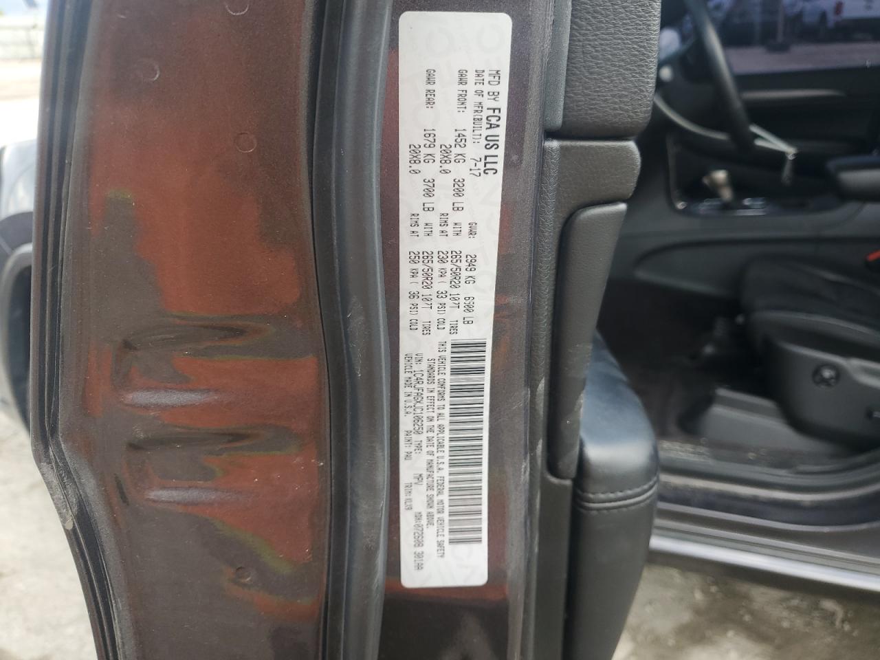 2018 Jeep Grand Cherokee Laredo VIN: 1C4RJFAGXJC106250 Lot: 85652095