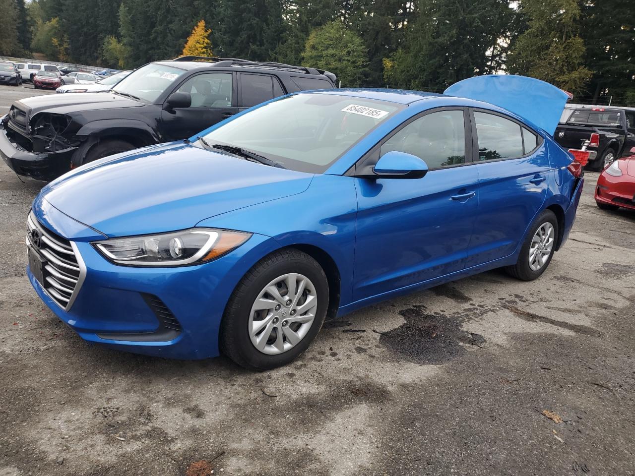 2017 Hyundai Elantra Se VIN: KMHD74LFXHU162142 Lot: 85402185