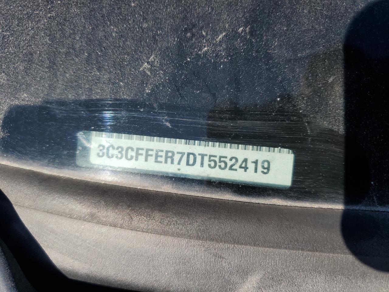 2013 Fiat 500 Lounge VIN: 3C3CFFER7DT552419 Lot: 84999445