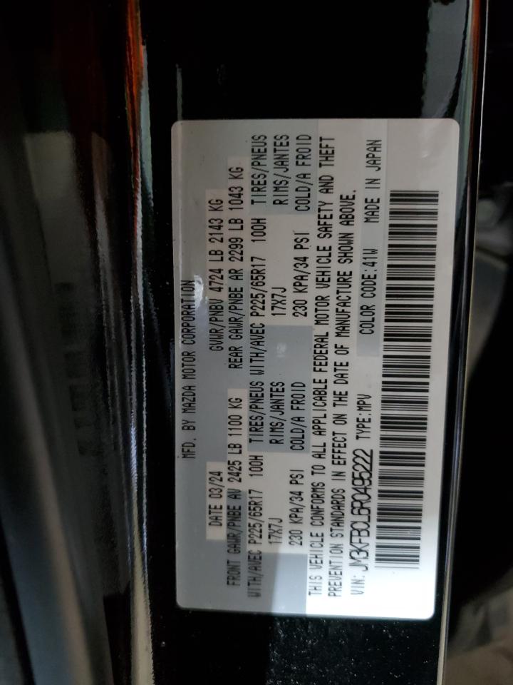 2024 Mazda Cx-5 Preferred VIN: JM3KFBCL6R0495222 Lot: 89730825