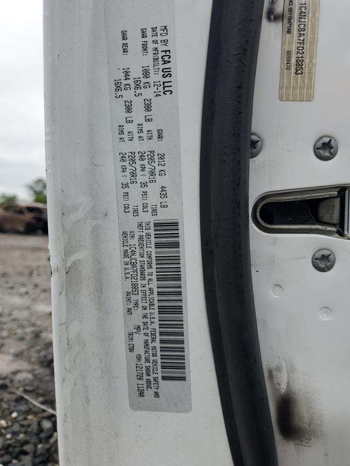 2015 Jeep Compass Sport VIN: 1C4NJCBA7FD218853 Lot: 82328395