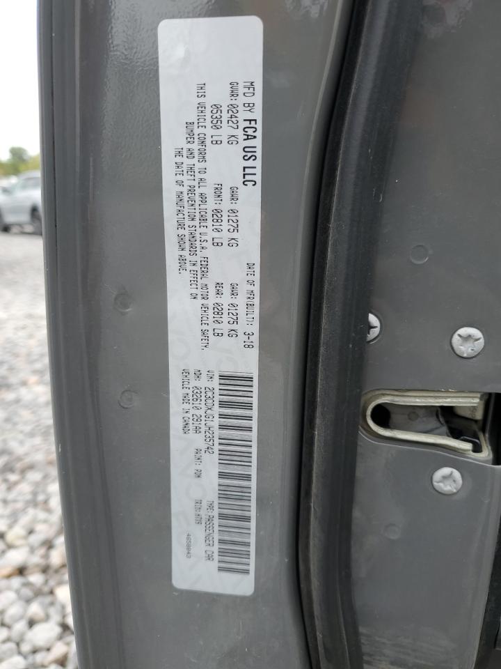 2018 Dodge Charger Gt VIN: 2C3CDXJG1JH235742 Lot: 82243895