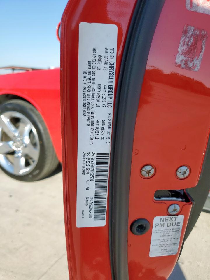 2014 Dodge Challenger Sxt VIN: 2C3CDYAG4EH127031 Lot: 82451765