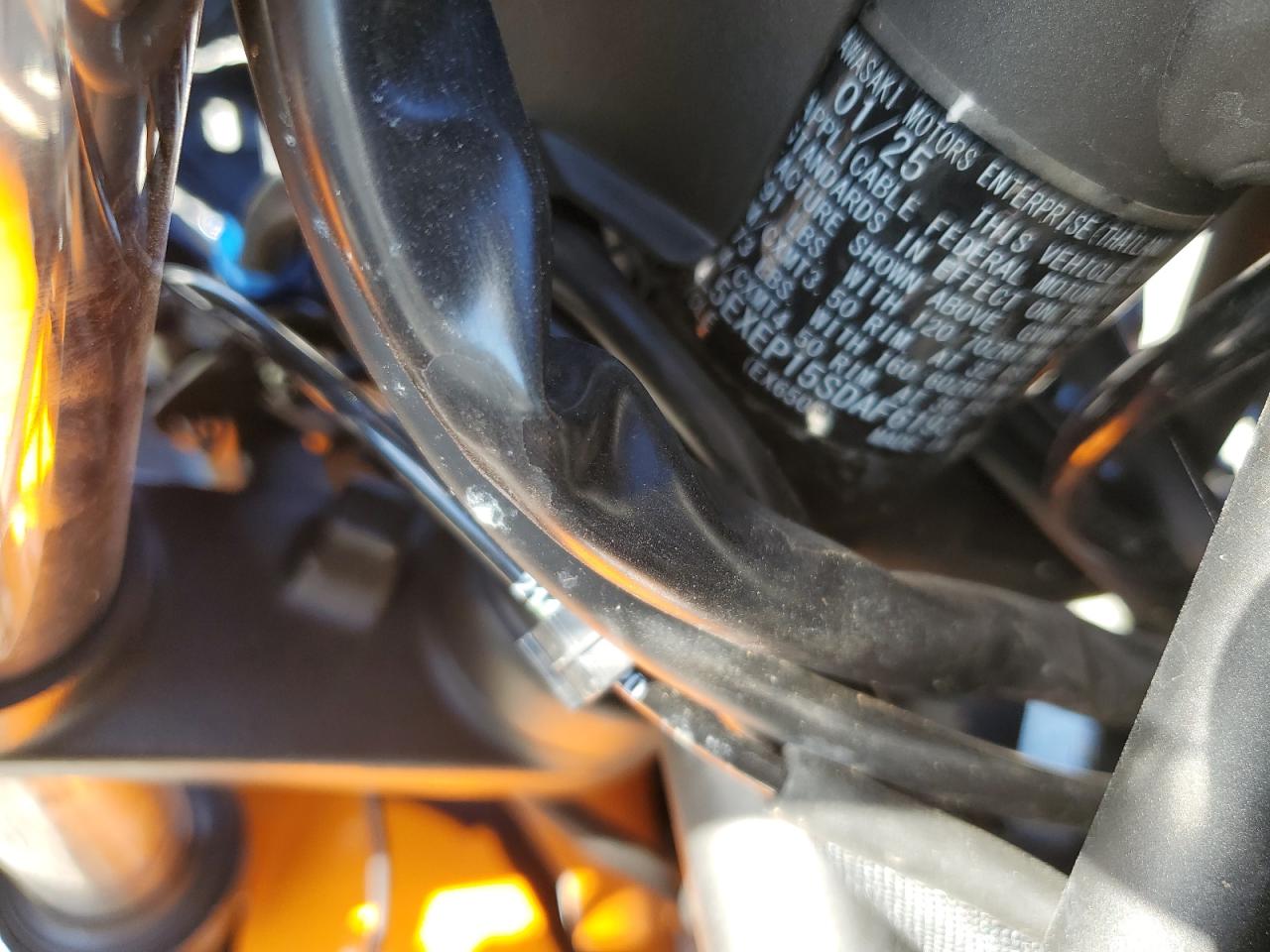 2025 Kawasaki Ex650 P VIN: ML5EXEP15SDAF6193 Lot: 86991215